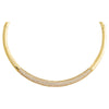  Pave Accented Graduated Collar Choker Necklace - Adina Eden's Jewels