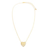  Pave Outlined Heart Necklace - Adina Eden's Jewels