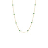 Emerald Green Diamond By The Yard Necklace