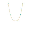 Turquoise Diamond By The Yard Necklace