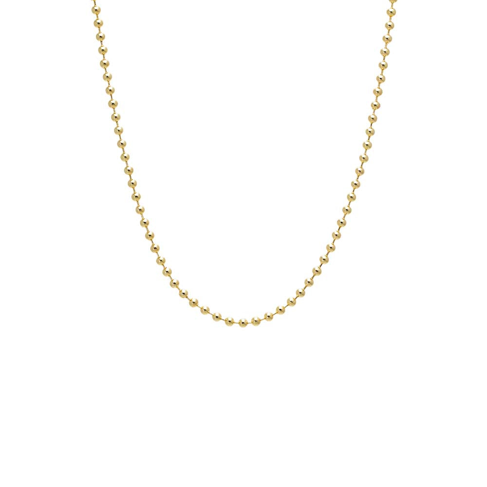 Chunky Beaded Ball Chain Necklace