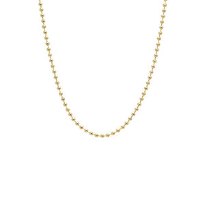 Chunky Beaded Ball Chain Necklace