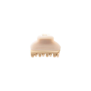 Beige Super Mini Colored Two Tone Claw Clip - Adina Eden's Jewels