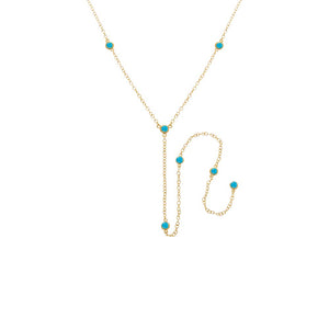 Colored Diamond By The Yard Lariat