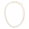 Pearl White Graduated Double Strand Pearl Necklace - Adina Eden's Jewels