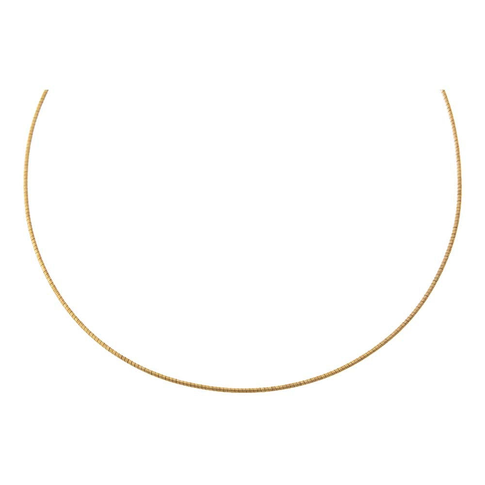 Solid Omega Chain Necklace