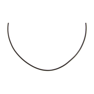 Colored Leather Rope Chain Necklace