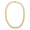 Pave Accent Curb Link Necklace - Adina Eden's Jewels
