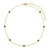 Emerald Green Diamond By The Yard Choker