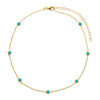 Turquoise Diamond By The Yard Choker