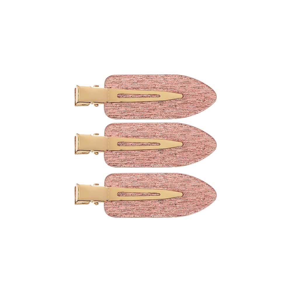 Pink Glitter Creaseless Clip Set - Adina Eden's Jewels