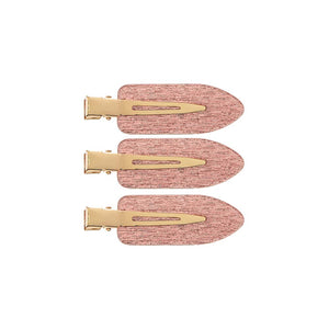 Pink Glitter Creaseless Clip Set - Adina Eden's Jewels