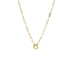 Paperclip Clicker Toggle Link Necklace