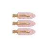 Pink Shimmer Acrylic Creaseless Hair Clip Trio - Adina Eden's Jewels