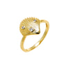 CZ Shell Ring - Adina Eden's Jewels