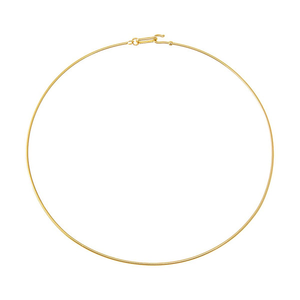Solid Thin Wire Choker Necklace – Adina Eden