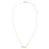 Solid Mini Script Name Necklace 14K - Adina Eden's Jewels