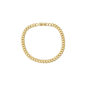 Gold Classic Cuban Chain Bracelet - Adina Eden's Jewels