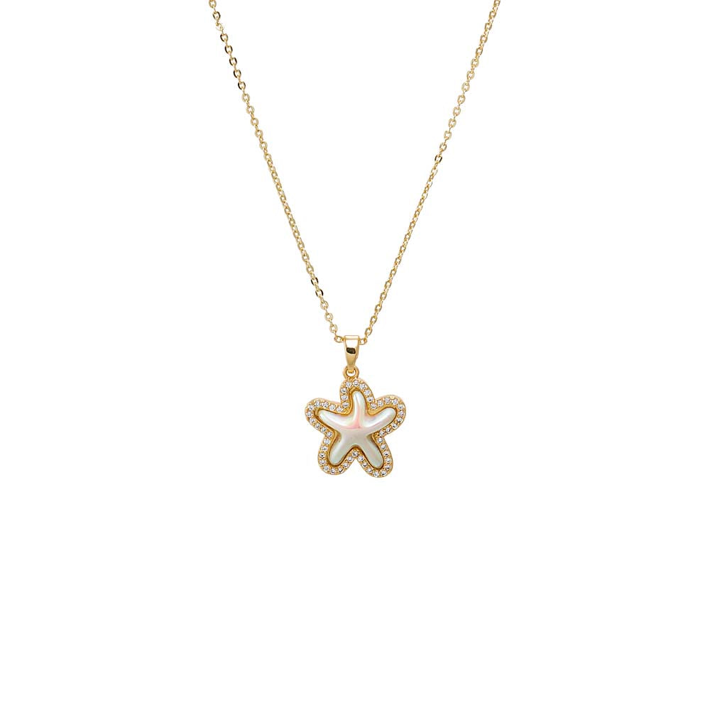 Mother of Pearl Mother of Pearl Starfish necklace - Adina Eden's Jewels