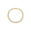 Gold CZ Pave Cuban Bracelet - Adina Eden's Jewels