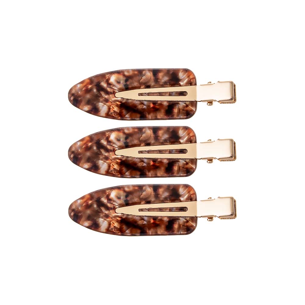 Light Brown Creasless Hair Clip Set - Adina Eden's Jewels