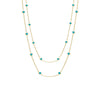 Turquoise Diamond By The Yard Necklace