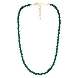 Colored Bead Choker Necklace