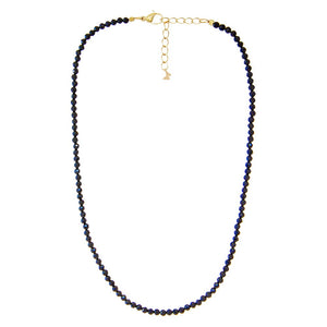 Colored Glass Bead Choker Necklace