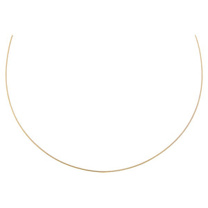 Round Omega Chain Necklace 14K - Adina Eden's Jewels