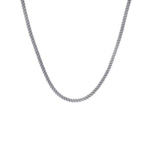 Colored Twisted Cotton Rope Necklace