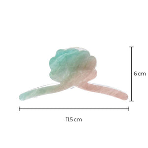 Pastel Loop Shell Claw Clip - Adina Eden's Jewels