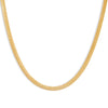 Gold / 15.5" Herringbone Chain Necklace - Adina Eden's Jewels