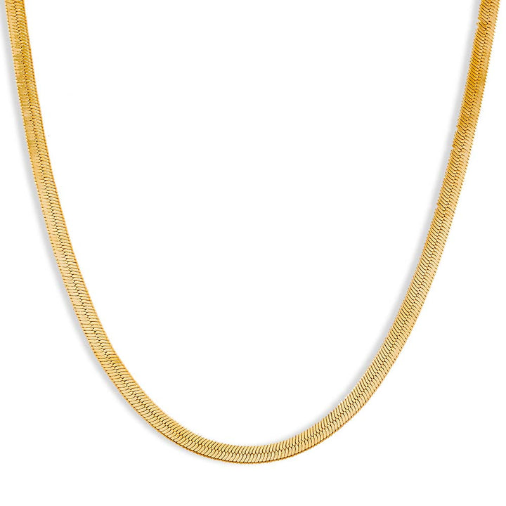  Herringbone Chain Necklace - Adina Eden's Jewels