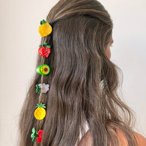 Mini Multi Fruit Hair Clip Set - Adina Eden's Jewels