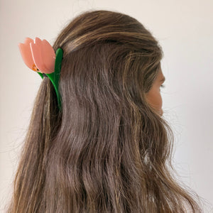 Colored Rose Flower Hair Claw Clip - Adina Eden's Jewels