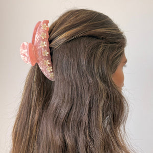 Multi Scattered Flowers Claw Clip - Adina Eden's Jewels