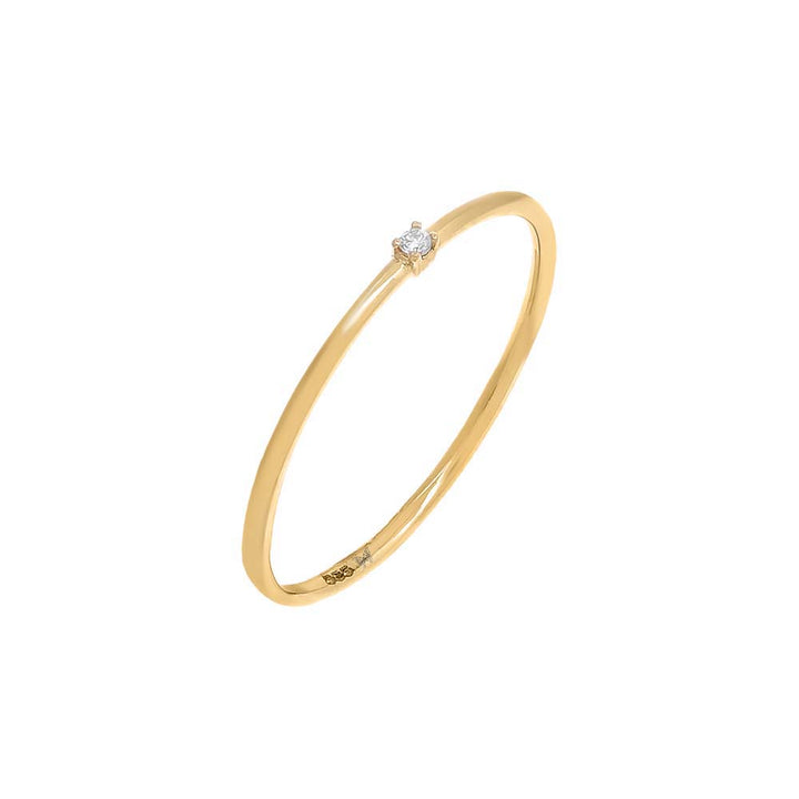 14k Yellow Gold 1.6 Gram Thin Gold Band Ring Size 9 1/2