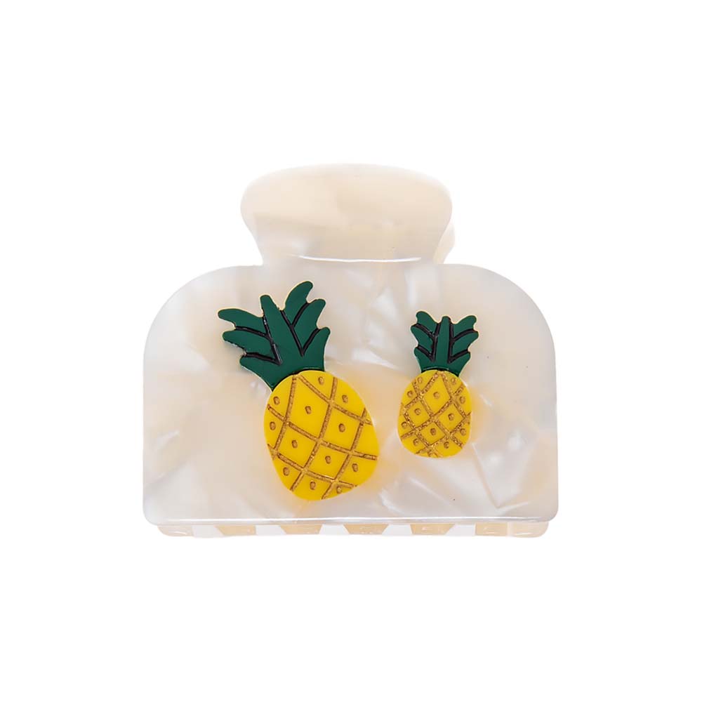 Yellow Mommy & Me Pineapple Claw Clip - Adina Eden's Jewels