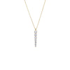 Gold / Large CZ Graduated Drop Pendant Necklace - Adina Eden's Jewels
