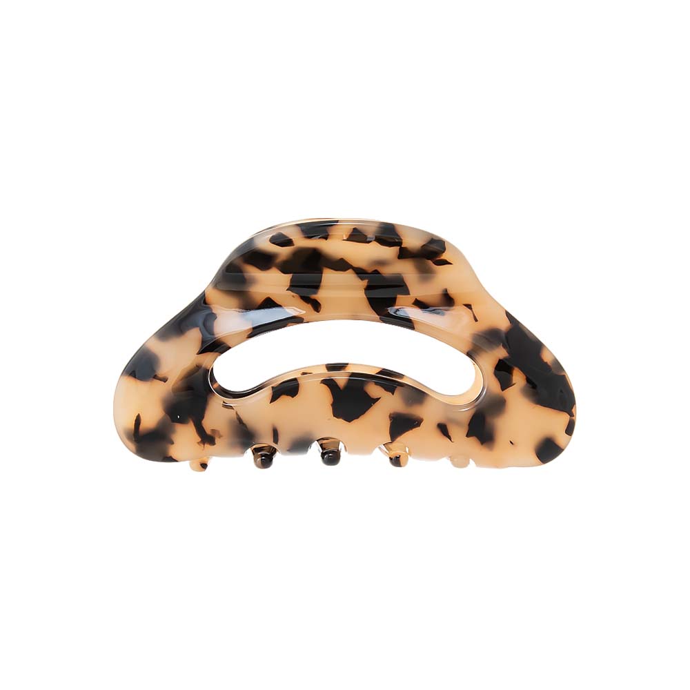 Tortoise Oval Cutout Hair Claw Clip - Adina Eden's Jewels