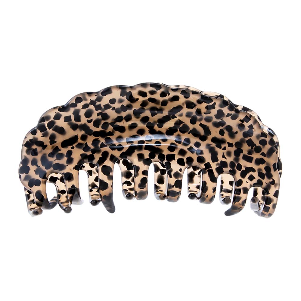 Polka Dot Large Croissant Hair Claw Clip - Adina Eden's Jewels