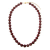 Bold Burgundy Bead Necklace - Adina Eden's Jewels