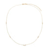  Mini Pearl Embedded Chain Choker Necklace 14K - Adina Eden's Jewels