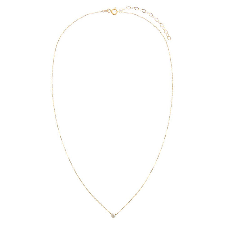  Mini Pearl Pendant Necklace 14K - Adina Eden's Jewels