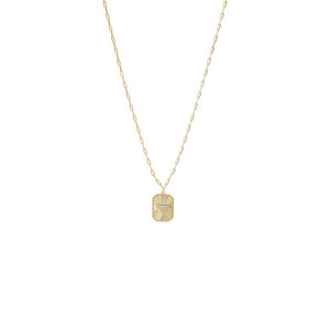 Gold Chai Sunburst Medallion PaperclipChain Pendant Necklace - Adina Eden's Jewels