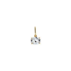 CZ Oval Charm