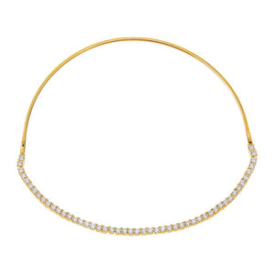 CZ Half Tennis Collar Choker