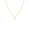 Gold Dainty Solid Star of David Necklace - Adina Eden's Jewels