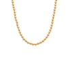 Gold Chunky Beaded Ball Necklace - Adina Eden's Jewels