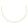 Solid Flat Bar Chain Choker - Adina Eden's Jewels